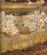 Vincent Van Gogh Detail of blooming peach oil painting on canvas